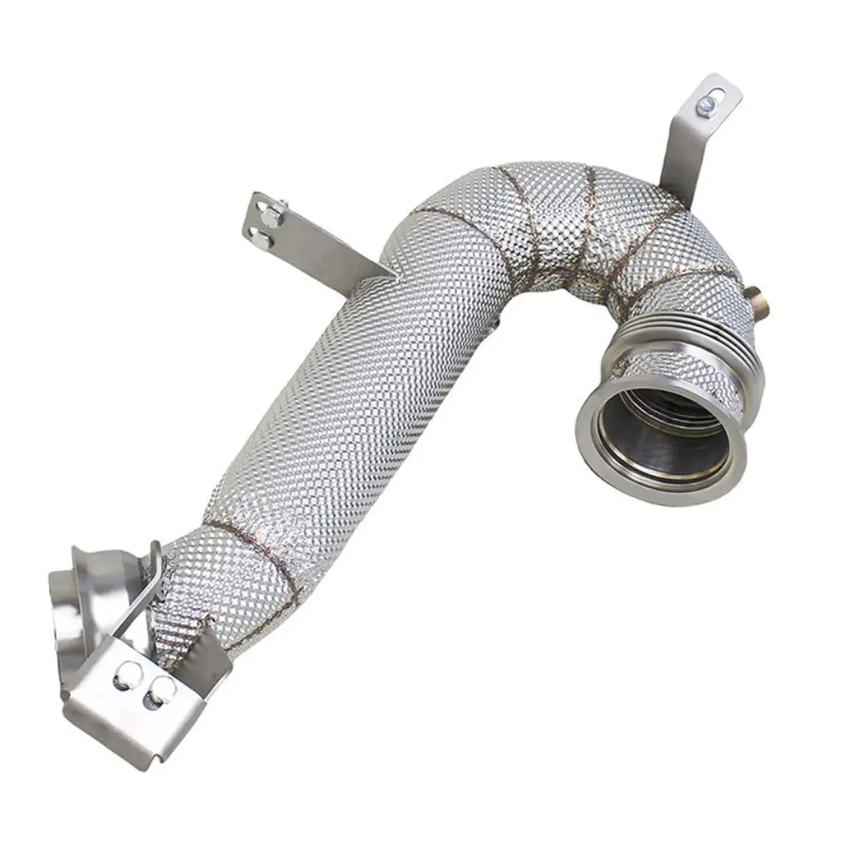High Flow Race Stainless Downpipe For Mercedes Benz Amg Gt53 Gle53 E53 3.0T 1