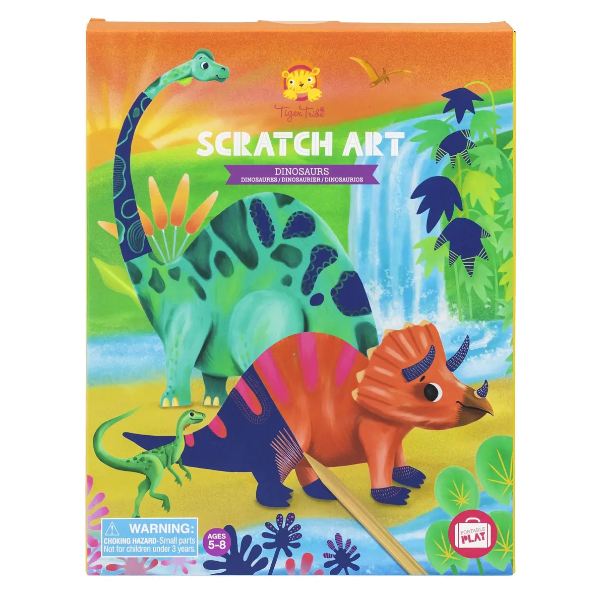 Dinosaurs Scratch Art 1
