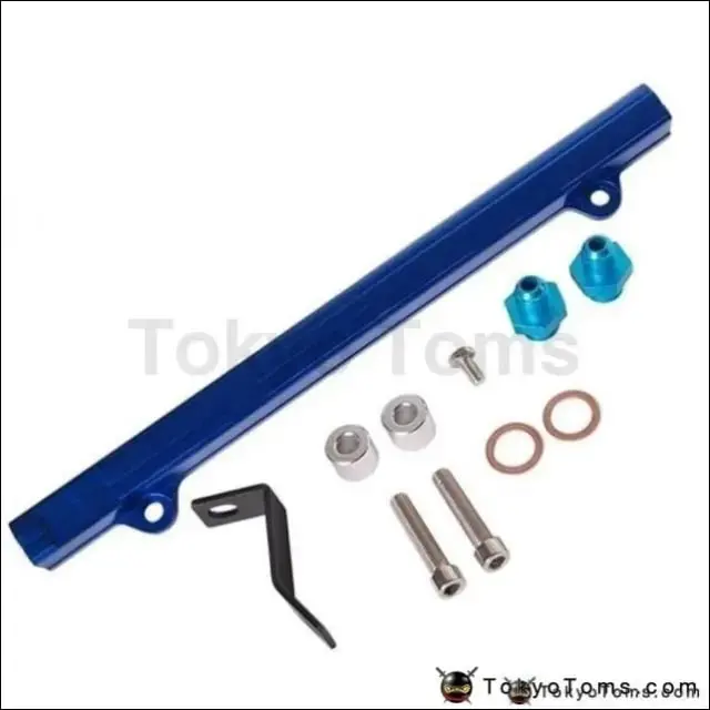 Mitsubishi 4G63 Evo4/5/6 Aluminium Billet Top Feed Injector Fuel Rail Turbo Kit Blue High Quality 1