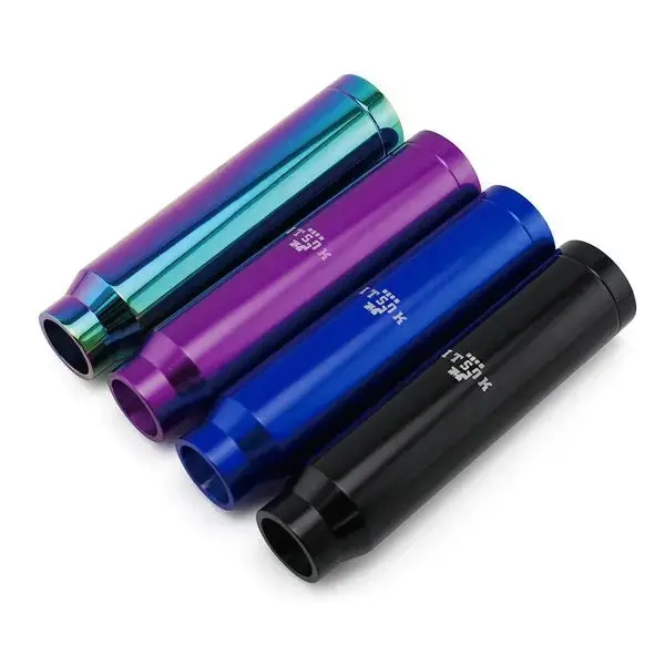 Aluminum 5/6 Speed Gear Shift Knob Shifter Lever Head Fit For Universal Car 130Mm Length 1