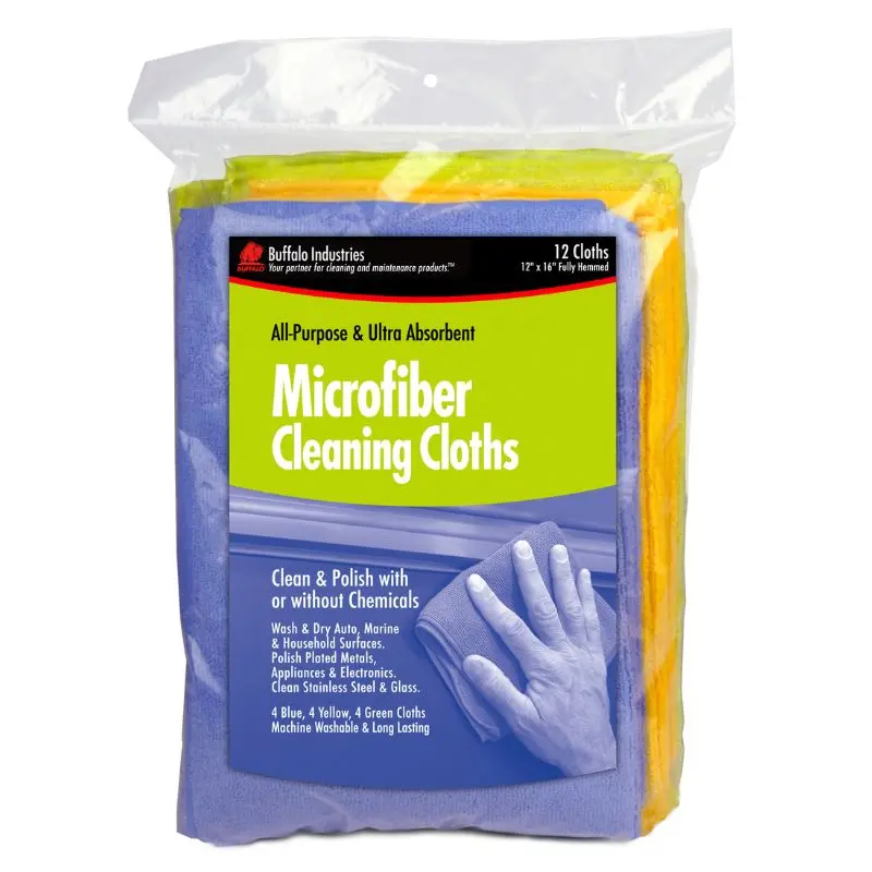 Buffalo Microfiber Detail Towels - 12 Pack 1