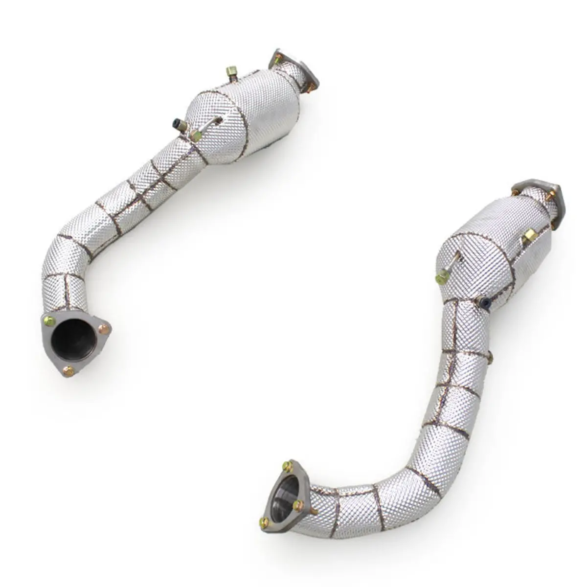 Catted High Flow Exhaust Downpipe For Porsche Cayman 718 Gt4 Rs 4.0L 2022-2025 1