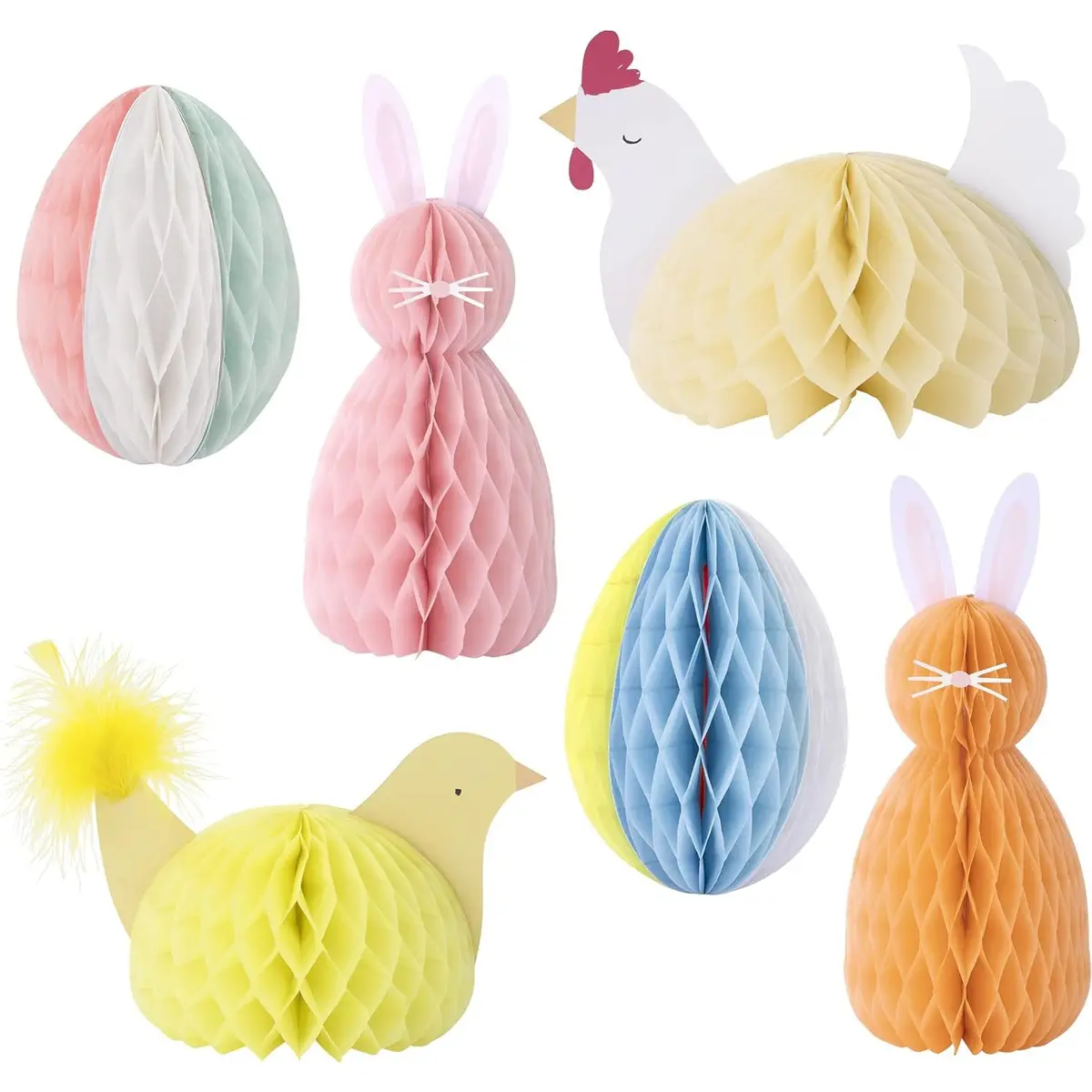 Easter Honeycomb Decorations 1