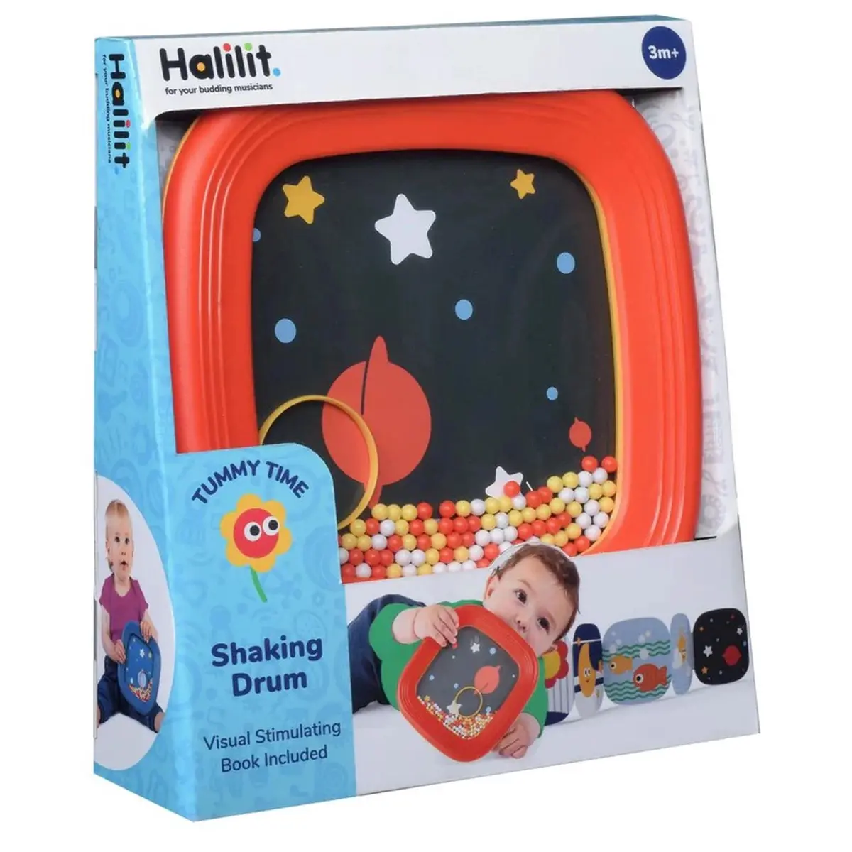 Tummy Time Shaking Drum 1