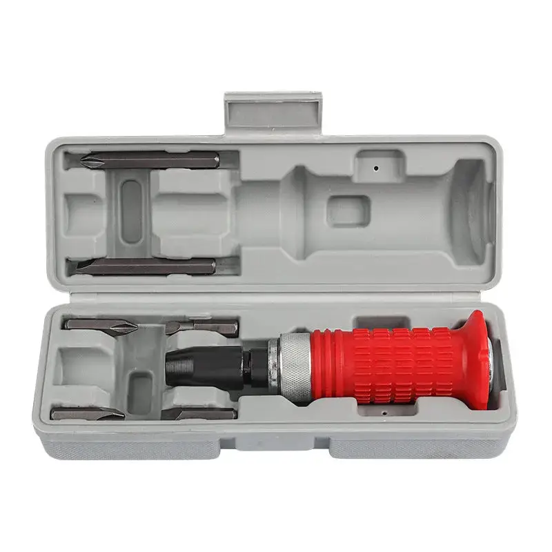 7Pc Impact Screwdriver Driver Set Non-Slip Rubber Handle 1