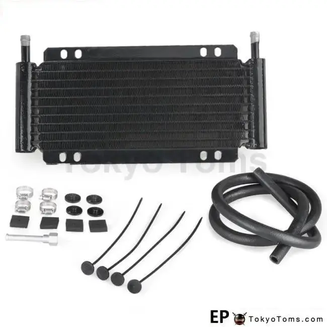 Racing Car 11 X 5-3/4 X 7/8 In Automatic Transmission Plate & Fin Fluid Cooler Kit 1