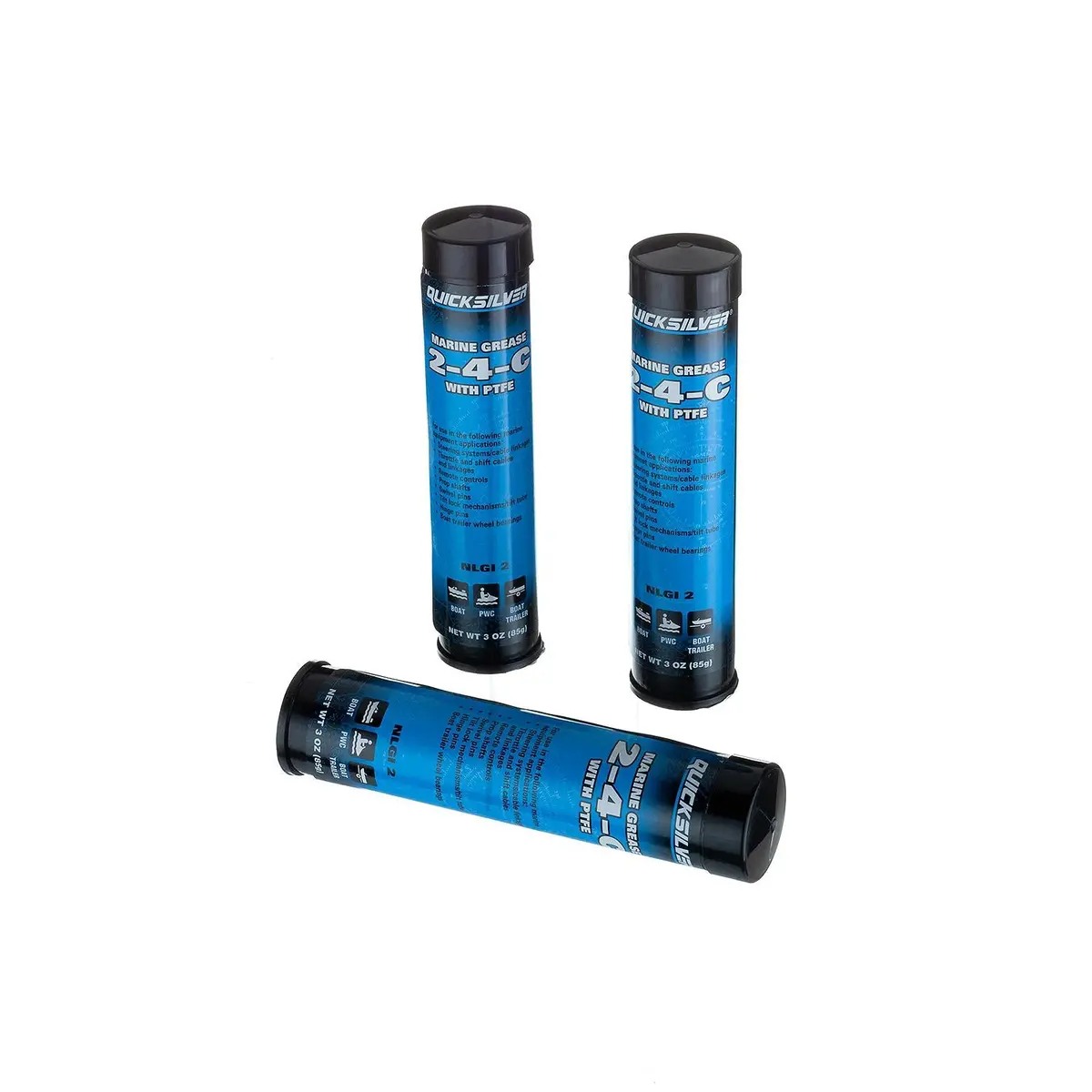 Quicksilver 2-4-C Marine Grease With Teflon, Multi-Purpose Marine Lubricant 1
