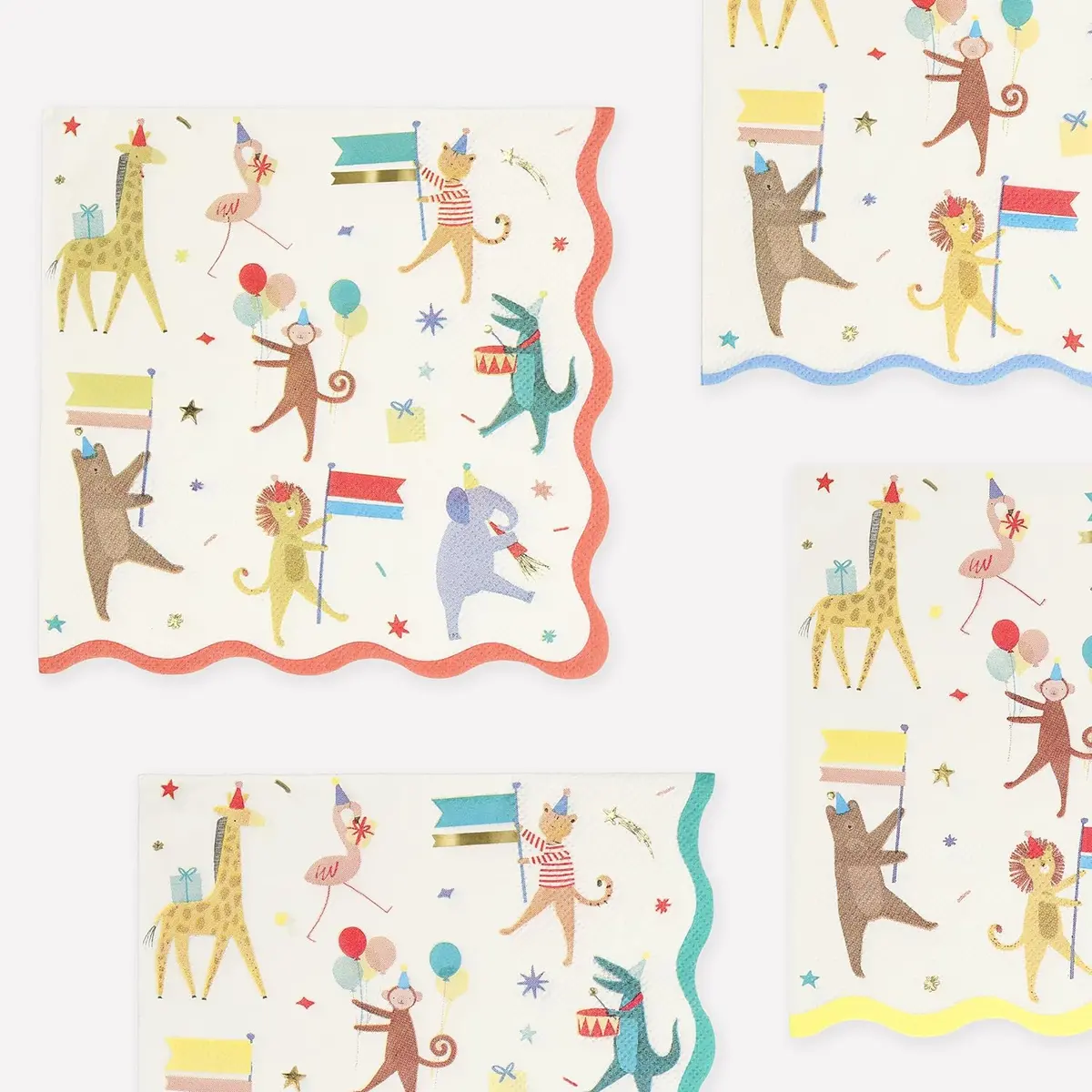 Animal Parade Large Napkins 1