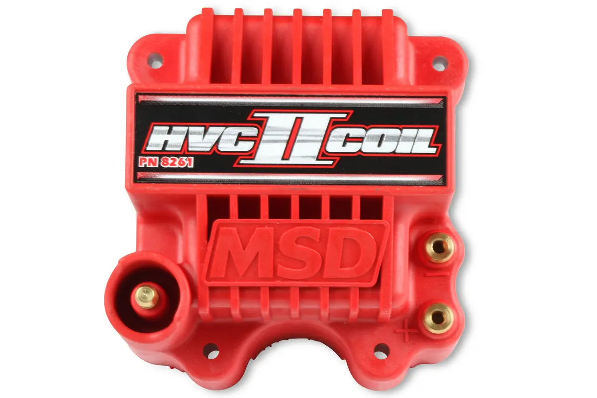 Msd Hvc-2 Ignition Coil Red Finish 1