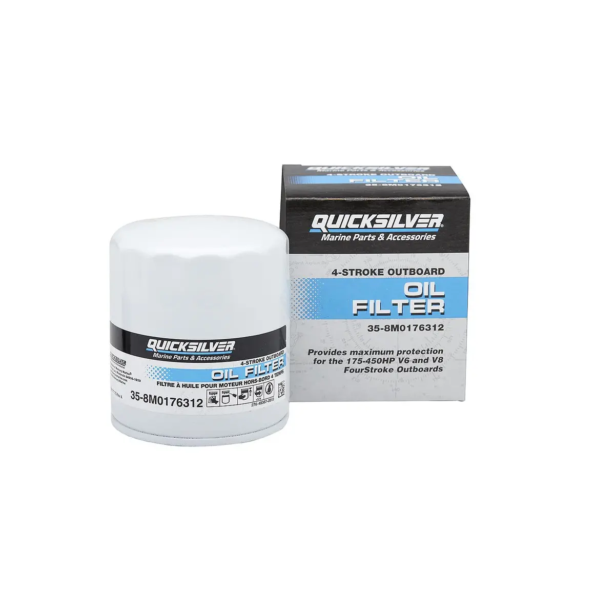 Quicksilver 8M0176312 Replacement Oil Filter 1