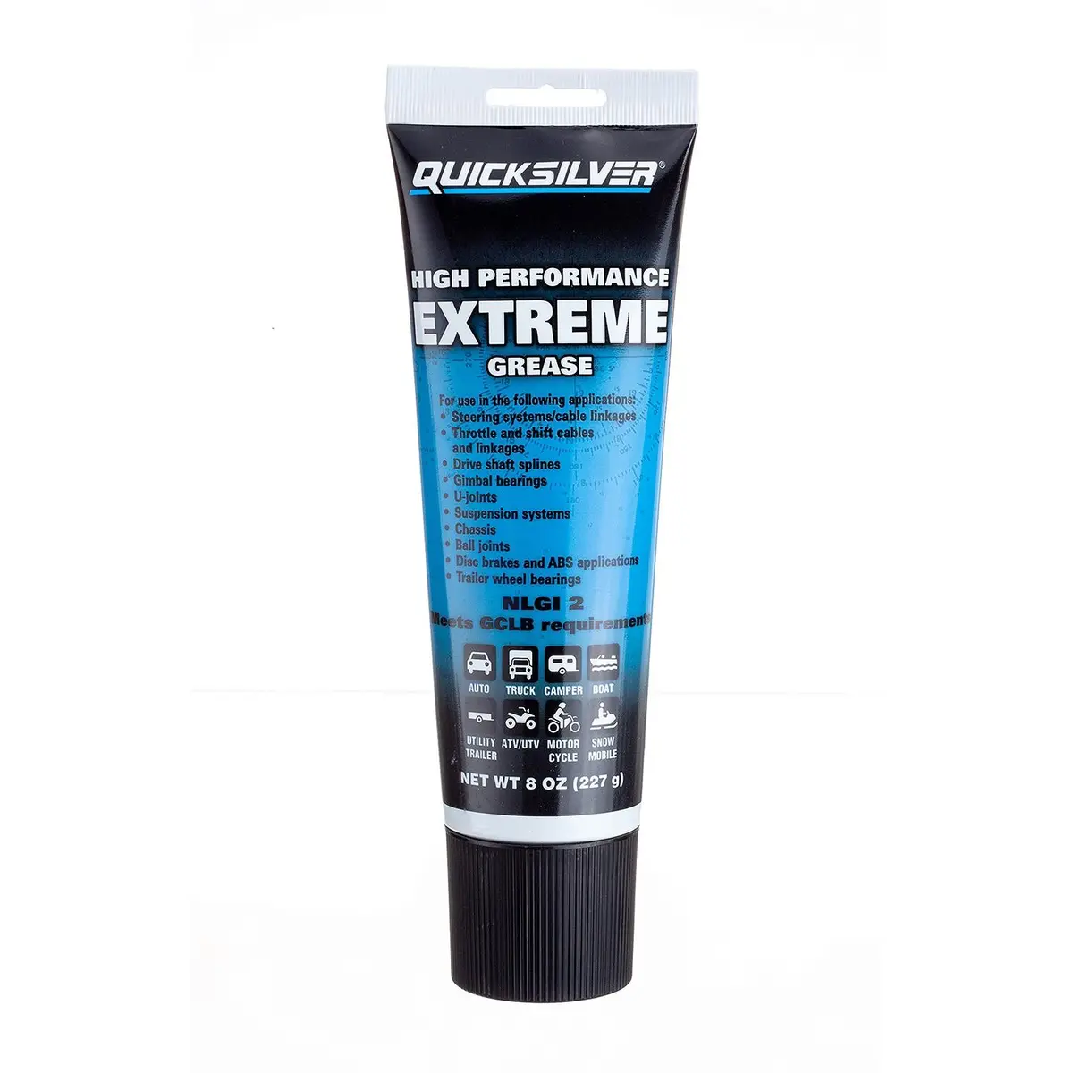 Quicksilver High Performance Multi-Purpose Extreme Nlgi 2 Marine Grease - 8 Oz. Tube 1