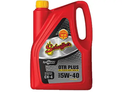Schaeffer's Synshield Otr Plus Full Synthetic Diesel Engine Oil 5W-40, 1