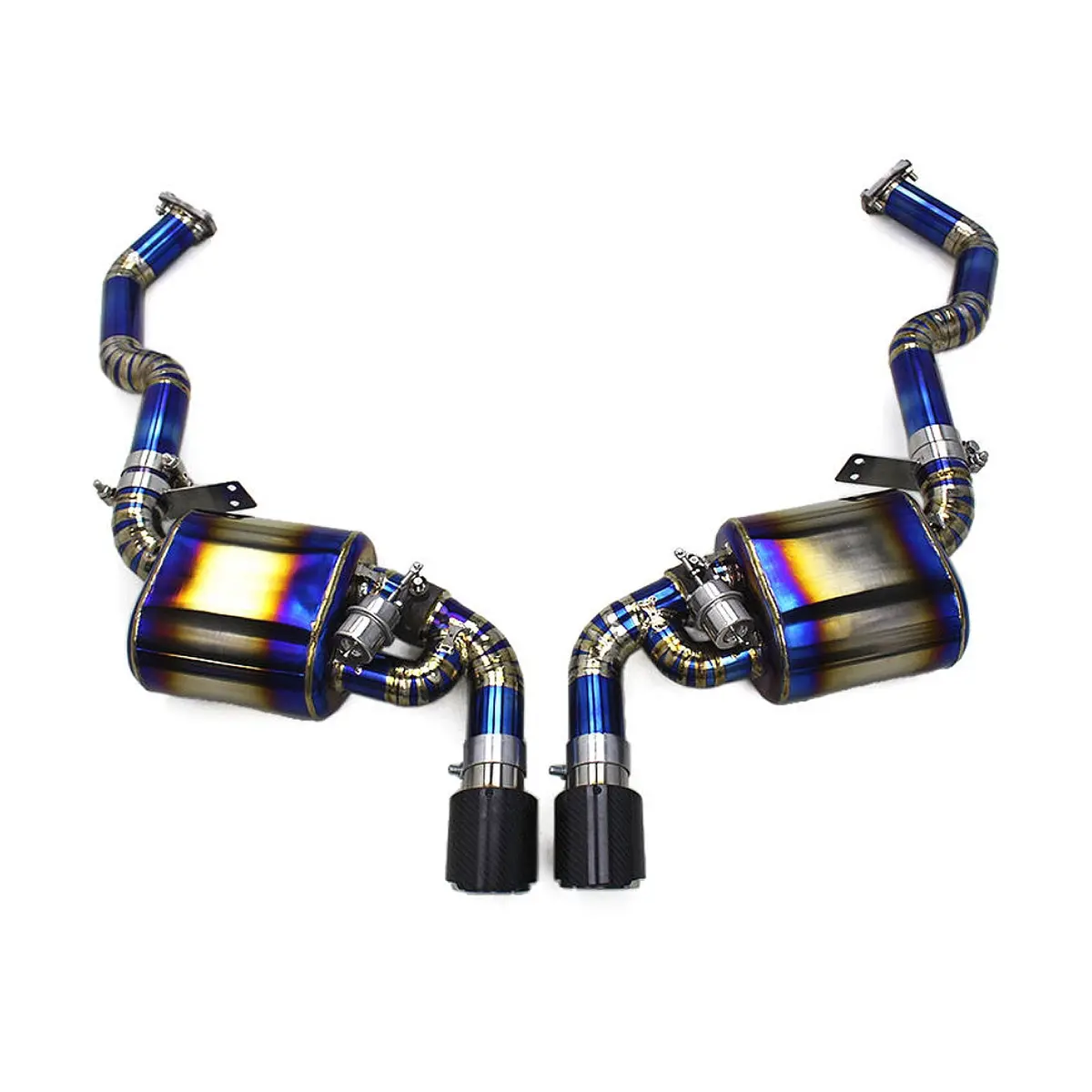 Titanium Valved Catback Exhaust For Porsche Boxster S Cayman S 987 987.1 1