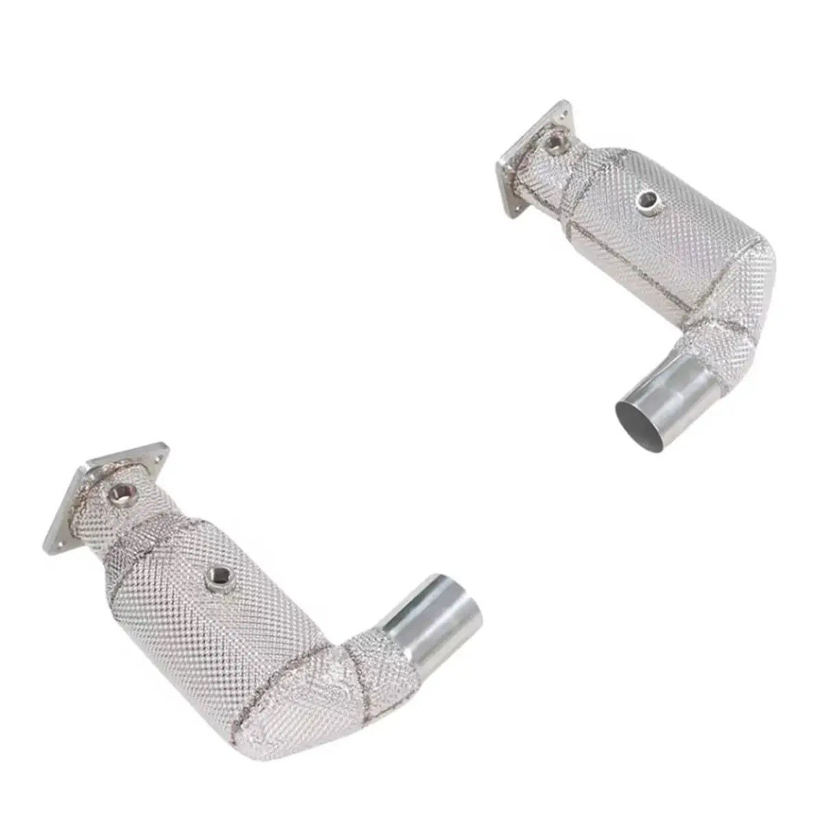 High Flow Catted 200 Cell Downpipes For Porsche 911 997.1 Turbo 3.6T 2