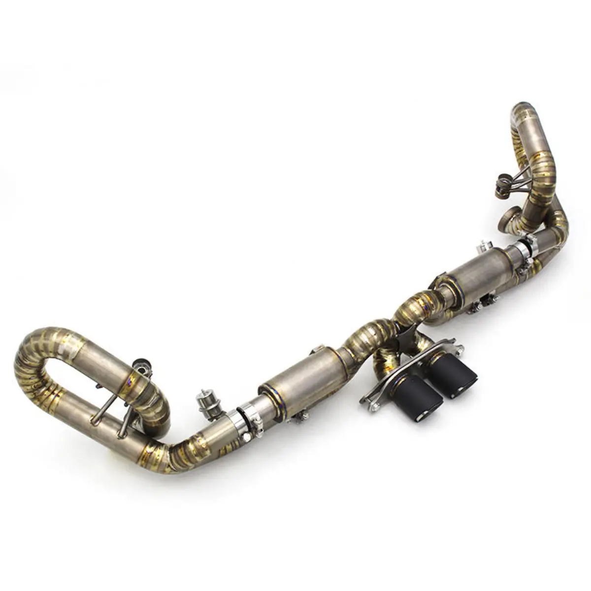 Titanium Valved Catback Exhaust For Porsche 911 991 991.1 991.2 Gt3 4.0T 2
