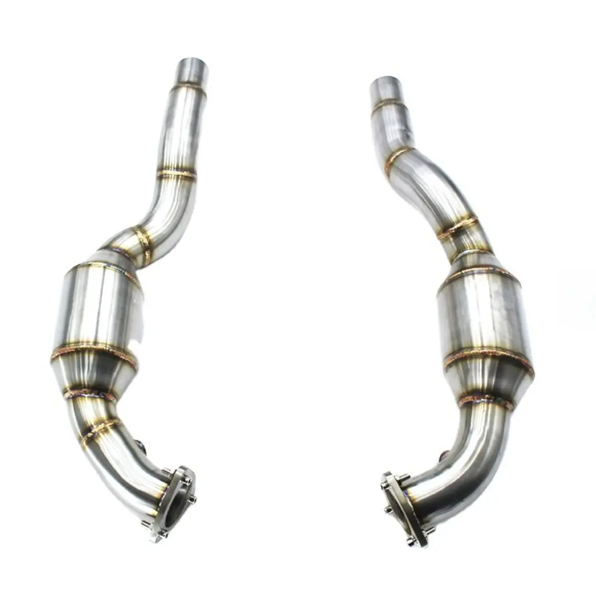 Catted Exhaust Header Downpipe For Porsche Carrera 911 997 997.1 997.2 1