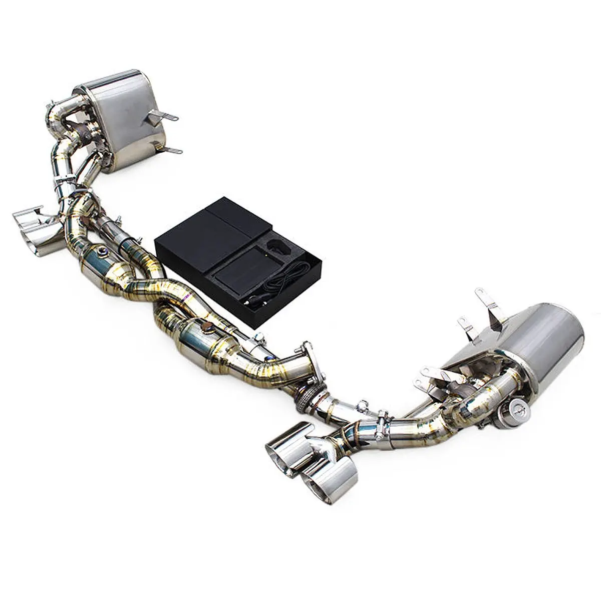 Titanium Valved Catback Exhaust For Porsche 911 997.1 997.2 Carrera 4S 1