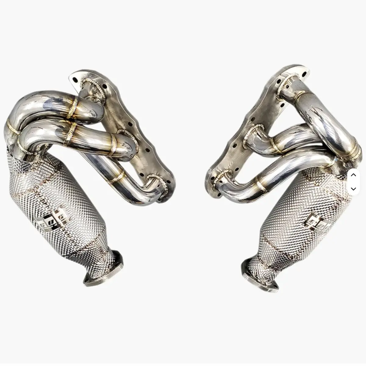 Catted Exhaust Manifold Long Tube For Porsche Carrera 911 997 997.1 997.2 3.6L 3.8L 1
