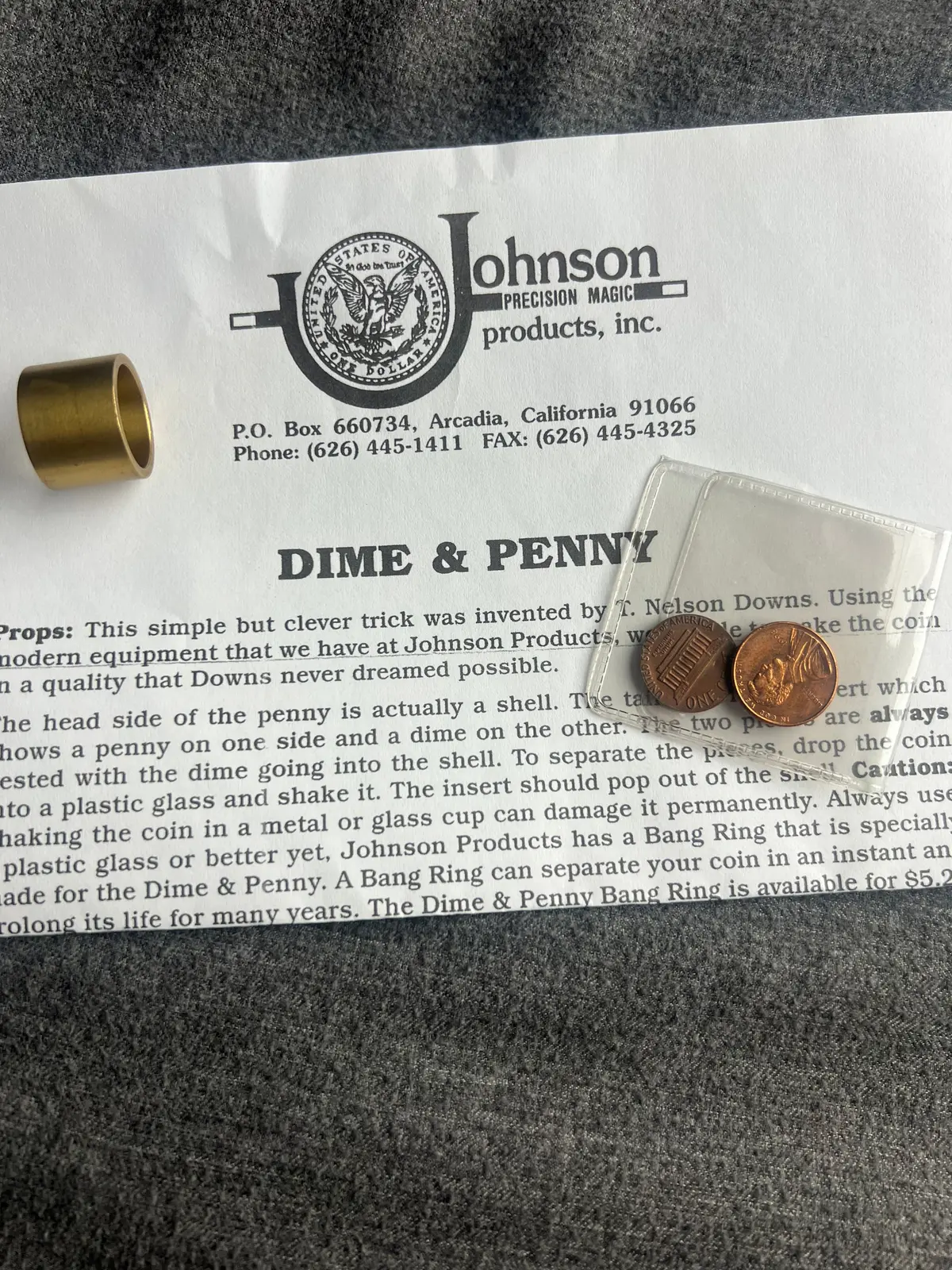 Johnson Dime & Penny 1
