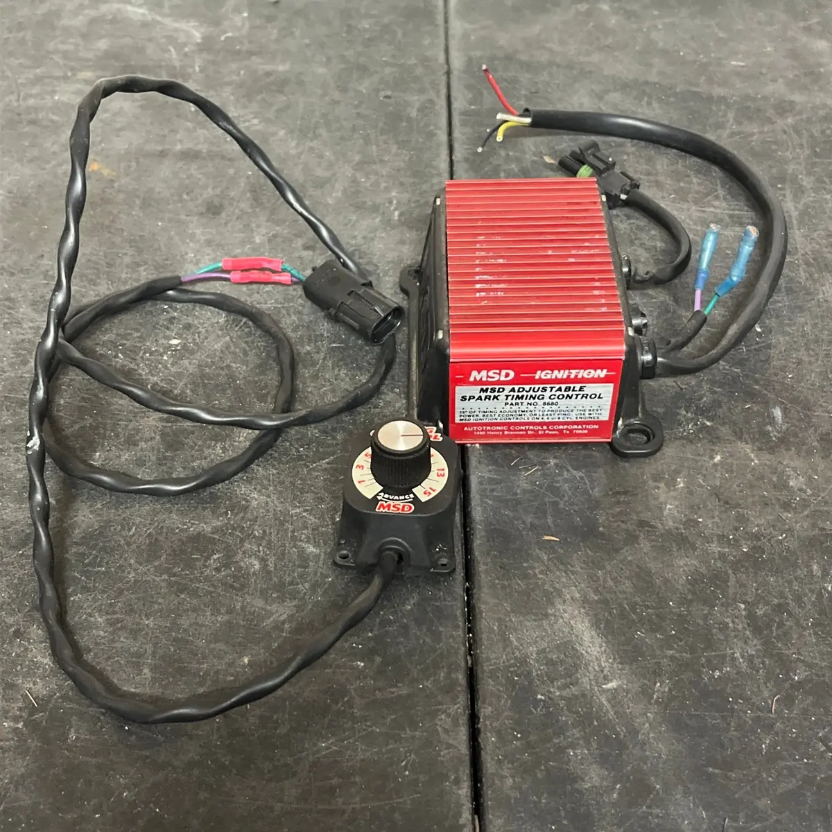 Msd Adjustable Spark Timing Control 1