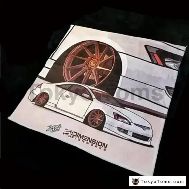 Accord Cvt Rims Jdm Car Towel 35Cm X 35Cm 1