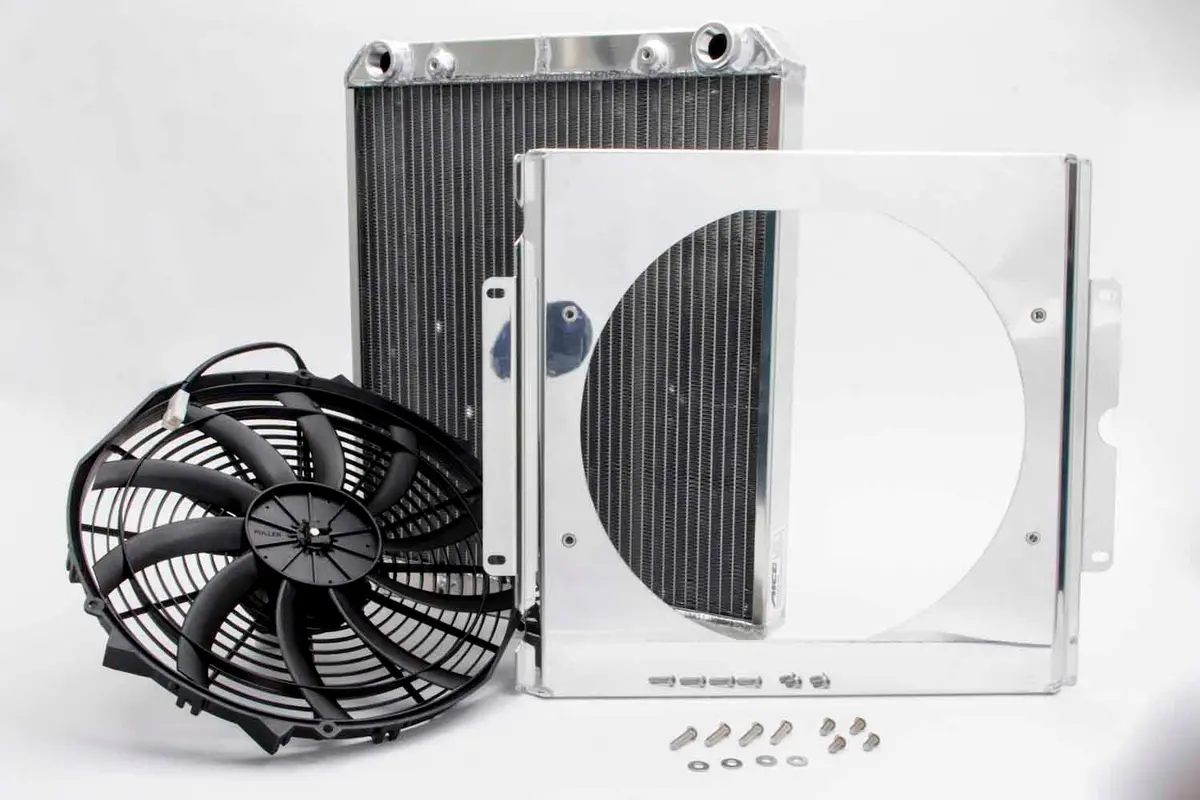 Afco Dragster Radiator W/ Fan And Shroud 1