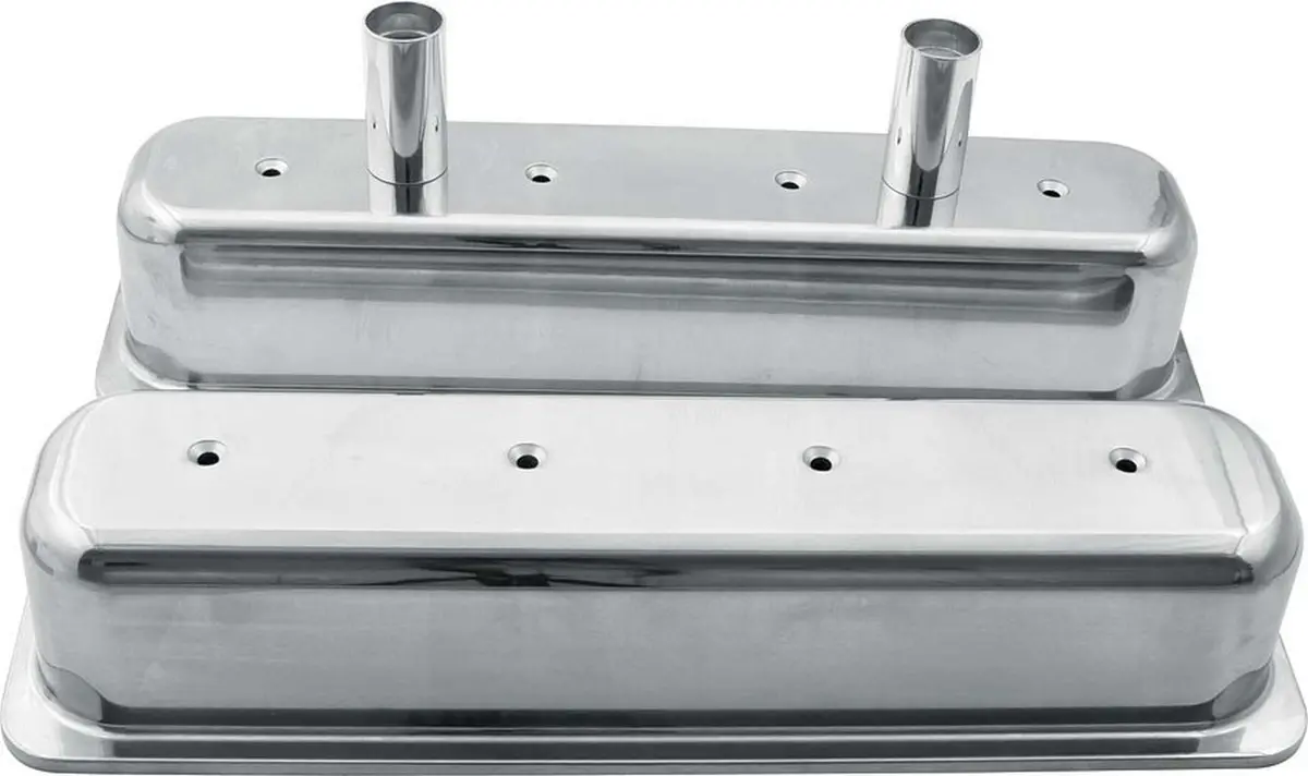 Allstar Valve Covers Bbc Fab Aluminum W/ Holes 1