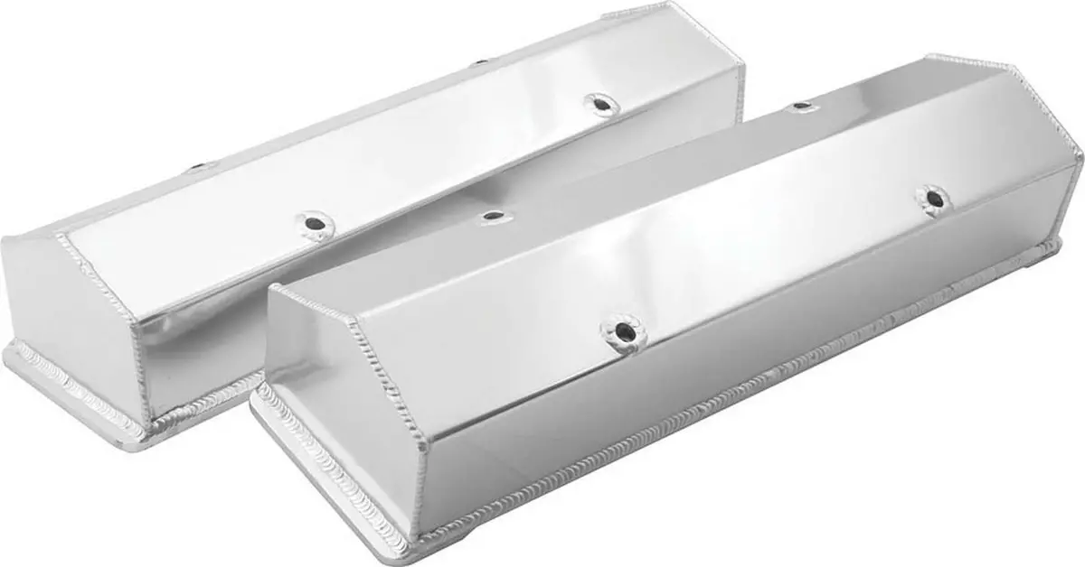 Valve Covers Sbc Fab Aluminum W/O Tubes 1