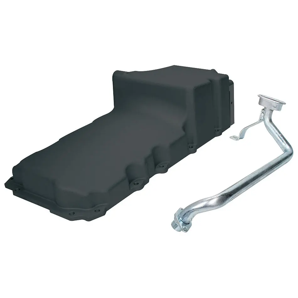 Allstar Ls Oil Pan Cast Alum Black 1