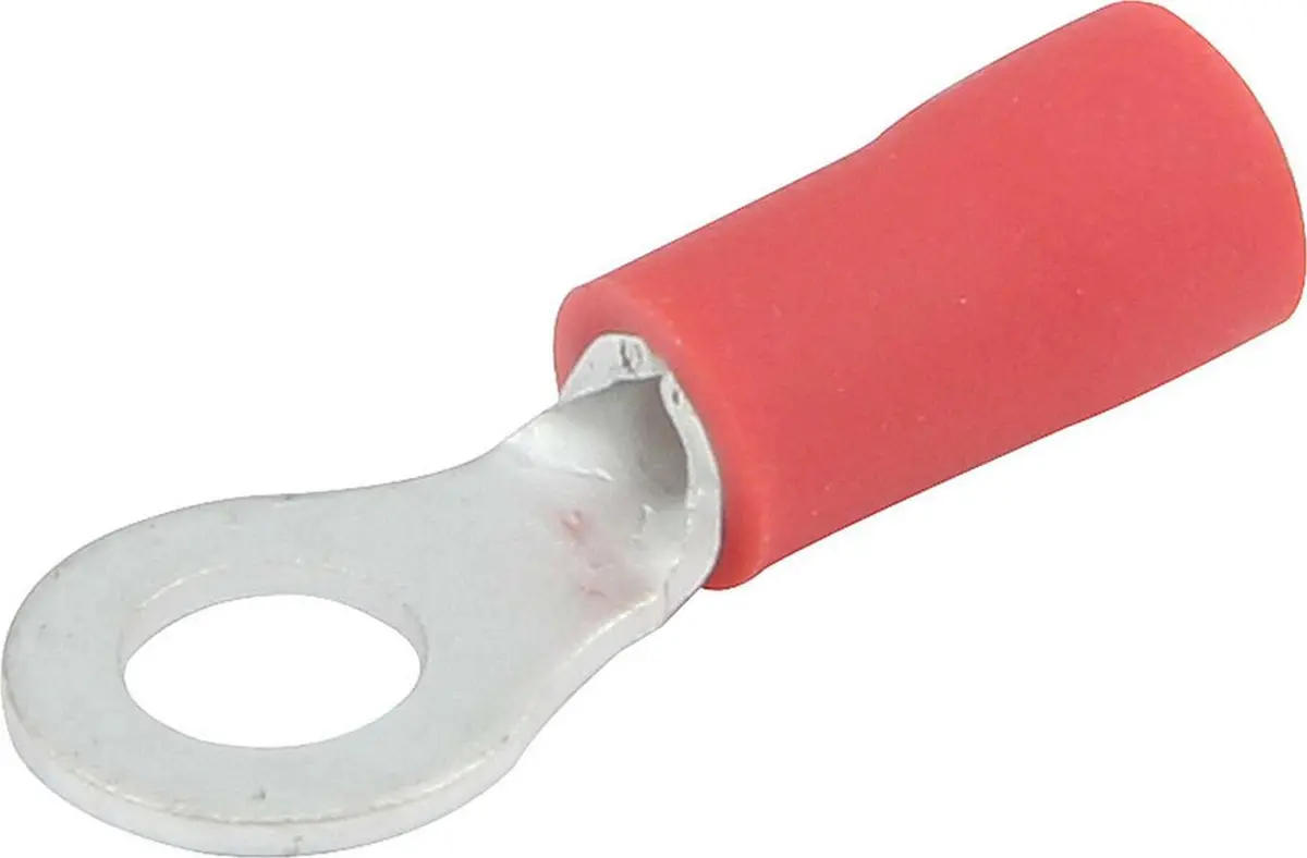Ring Terminal #8 Hole Insulated 22-18 20Pk 1