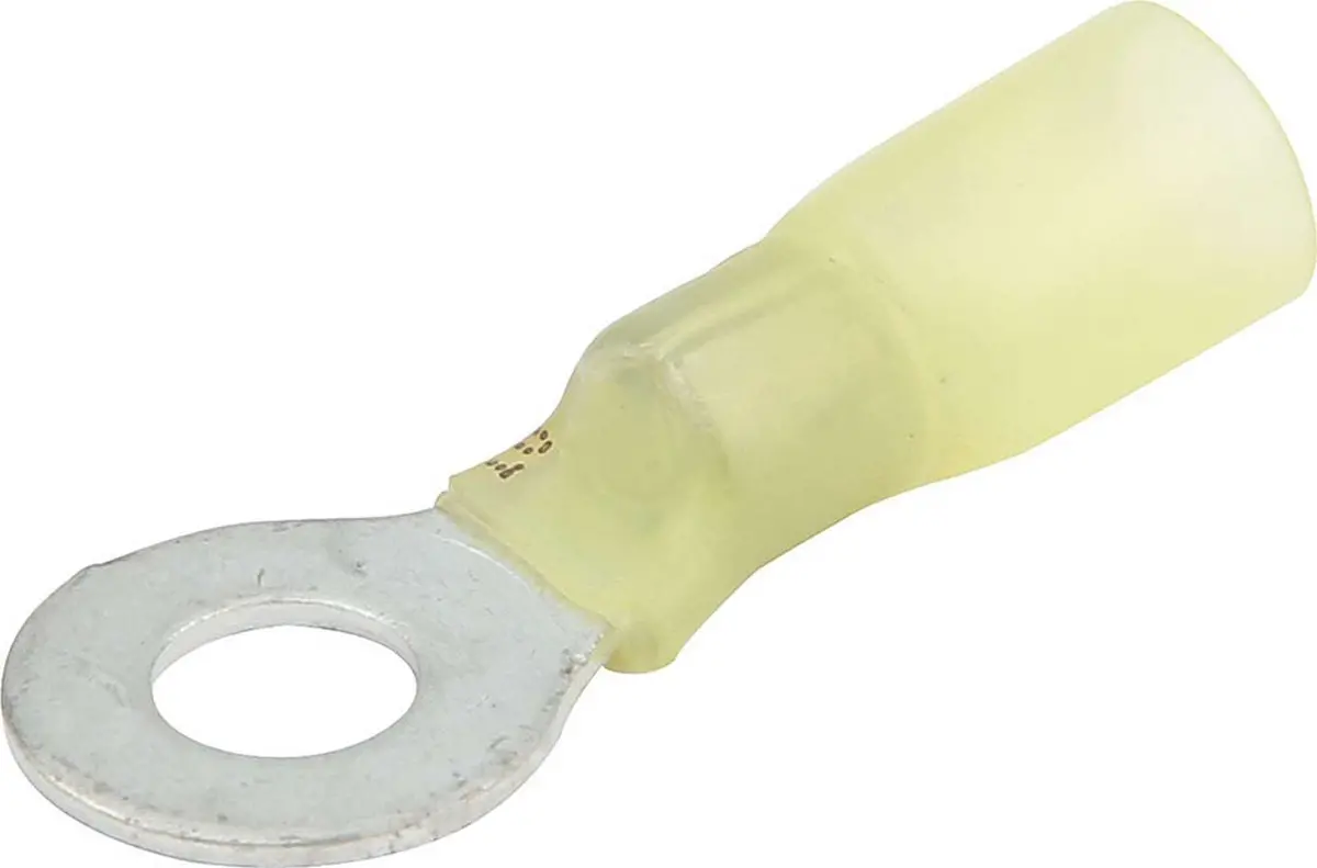 Ring Terminal 1/4In Hole Heat Shrink 12-10 10Pk 1