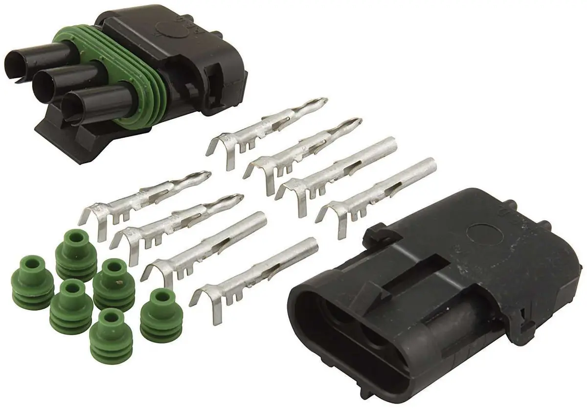 3-Wire Weather Pack Connector Kit 1