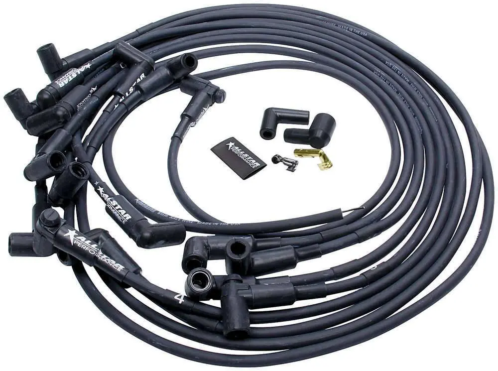 Allstar Spark Plug Race Wire Set Under Header W/O Sleeve 1