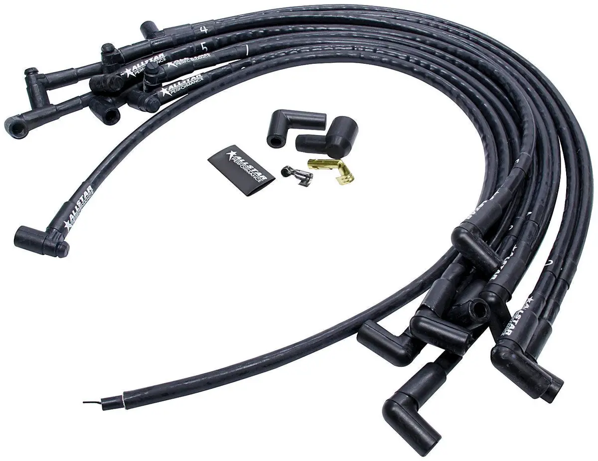 Allstar Spark Plug Race Wire Set Over V/C W/ Sleeving 1