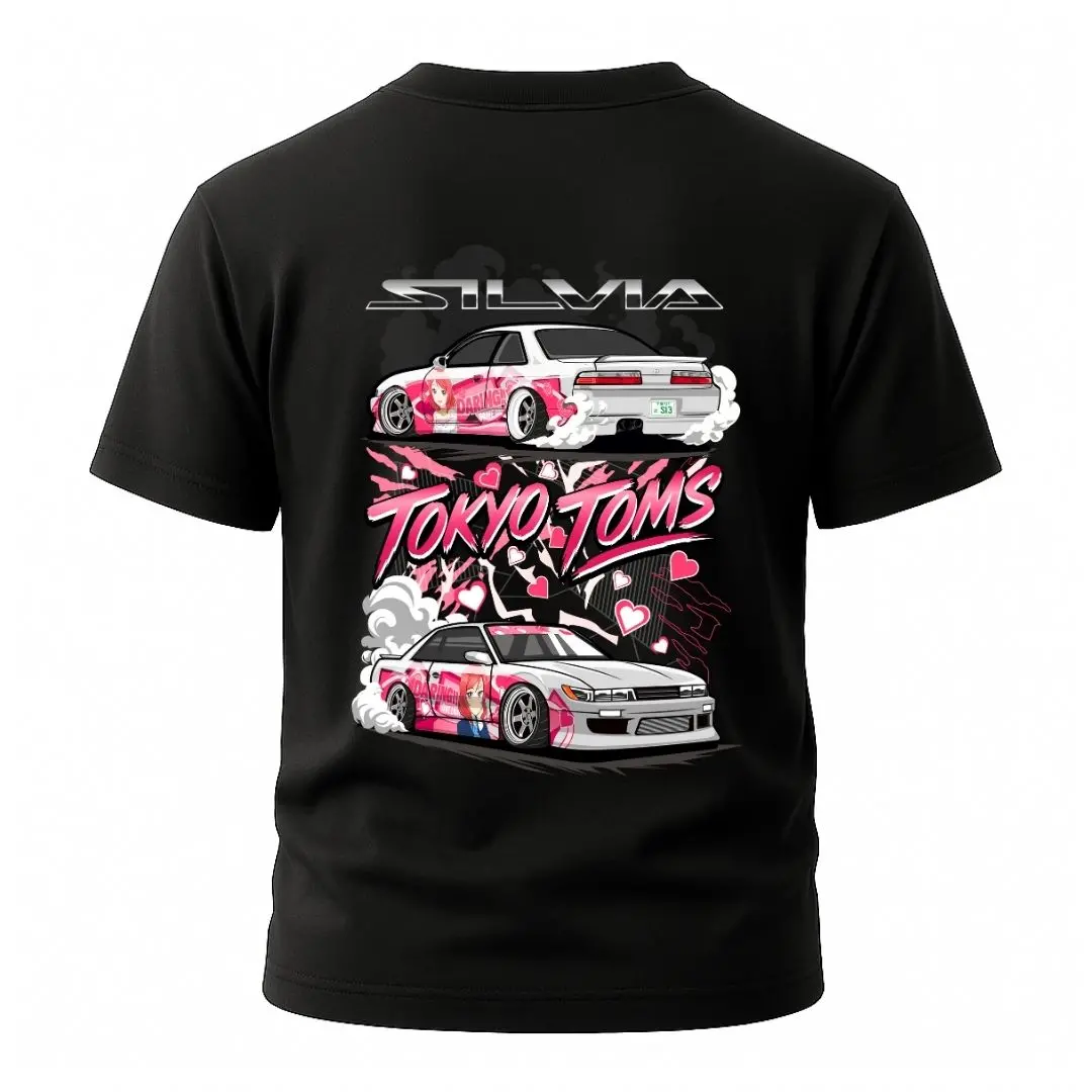 Silvia S13 Pink Storm T-Shirt 1