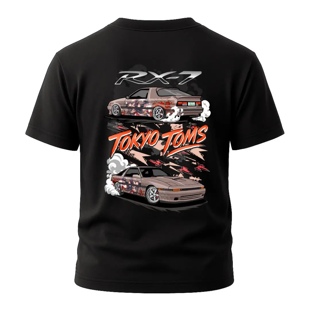 Mazda Rx-7 Fc Itasha Drift T-Shirt 1