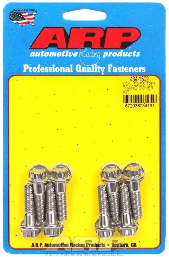 Arp Ls Timing Cover Bolt Kit - 12 Point - Stainless - Ls1 /Ls2 1