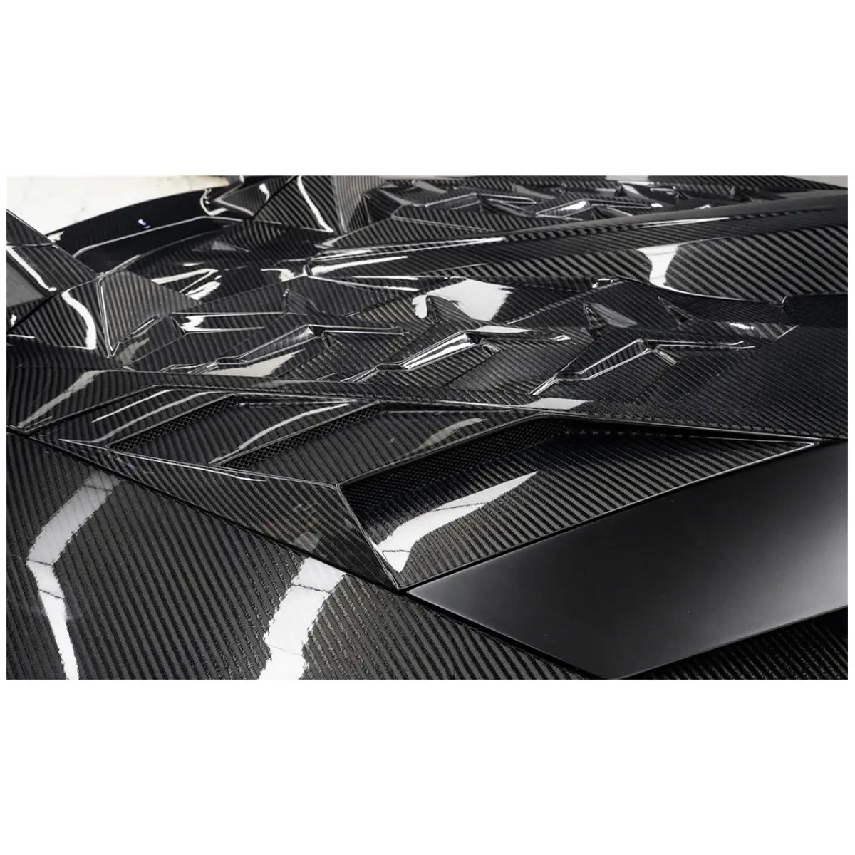 Svy Style Dry Carbon Fiber Rear Side Air Intake Panels For Lamborghini Aventador 1