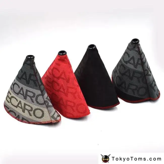 Jdm Style Reacro Hyper Fabric Racing Shift Boot Shift Knob Cover For Universal Mt/At Car 1