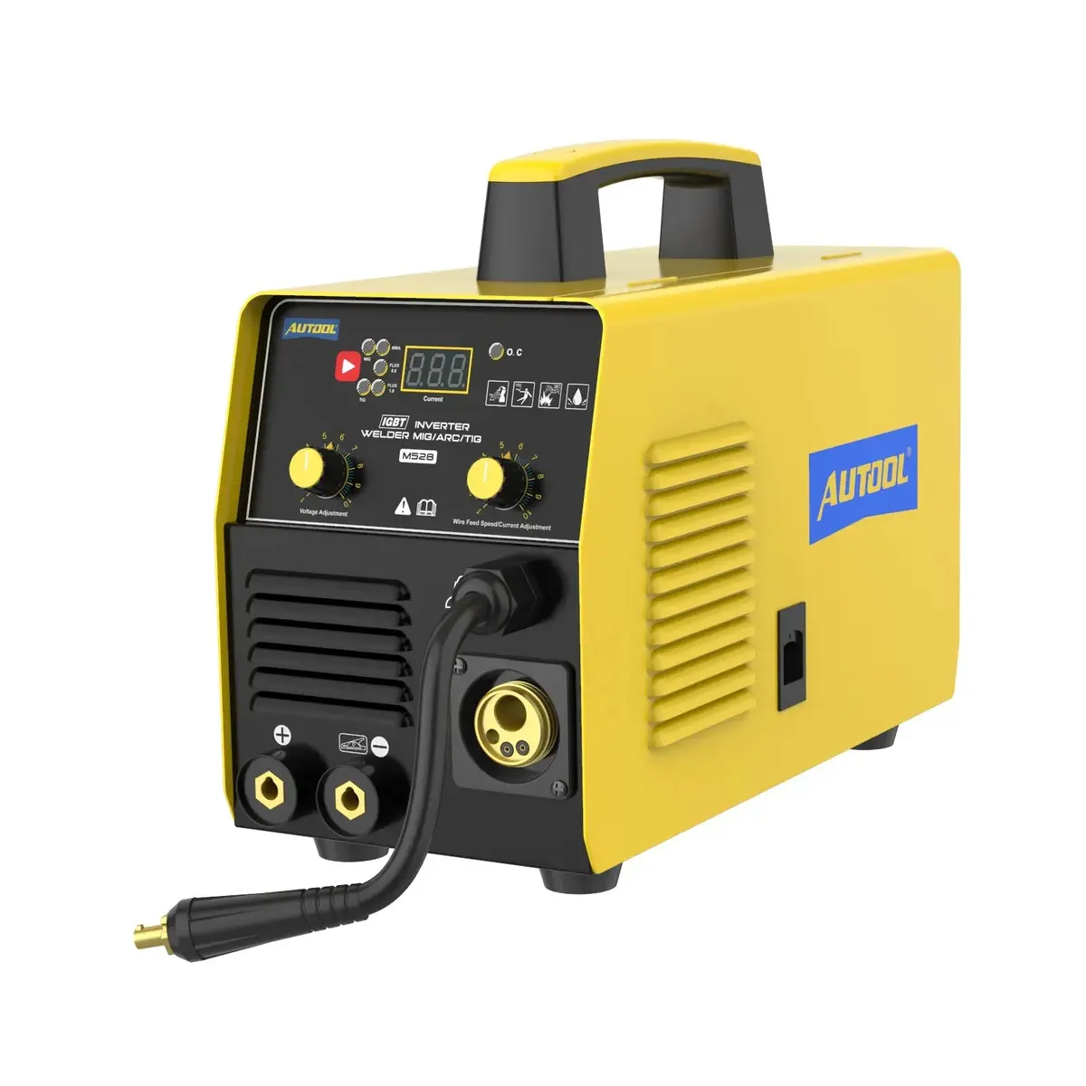 Autool M528 Mig Welder Digital Inverter Welders Portable Inverter Welding Machine Car Repair Metal Welding Us Eu Plug 220V 1