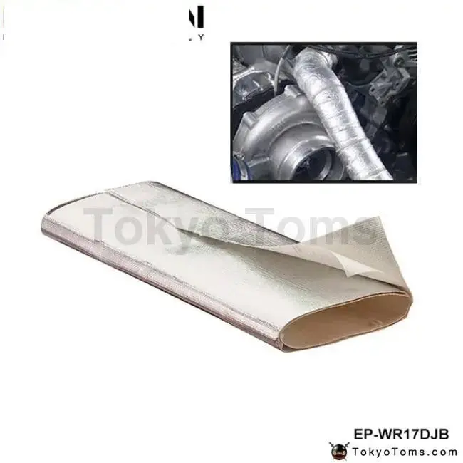 Adhesive Backed Aluminium Heat Barrier-Protects Plastic And Components 40Inch*40Inch For Audi A4 B6 1.8T 1