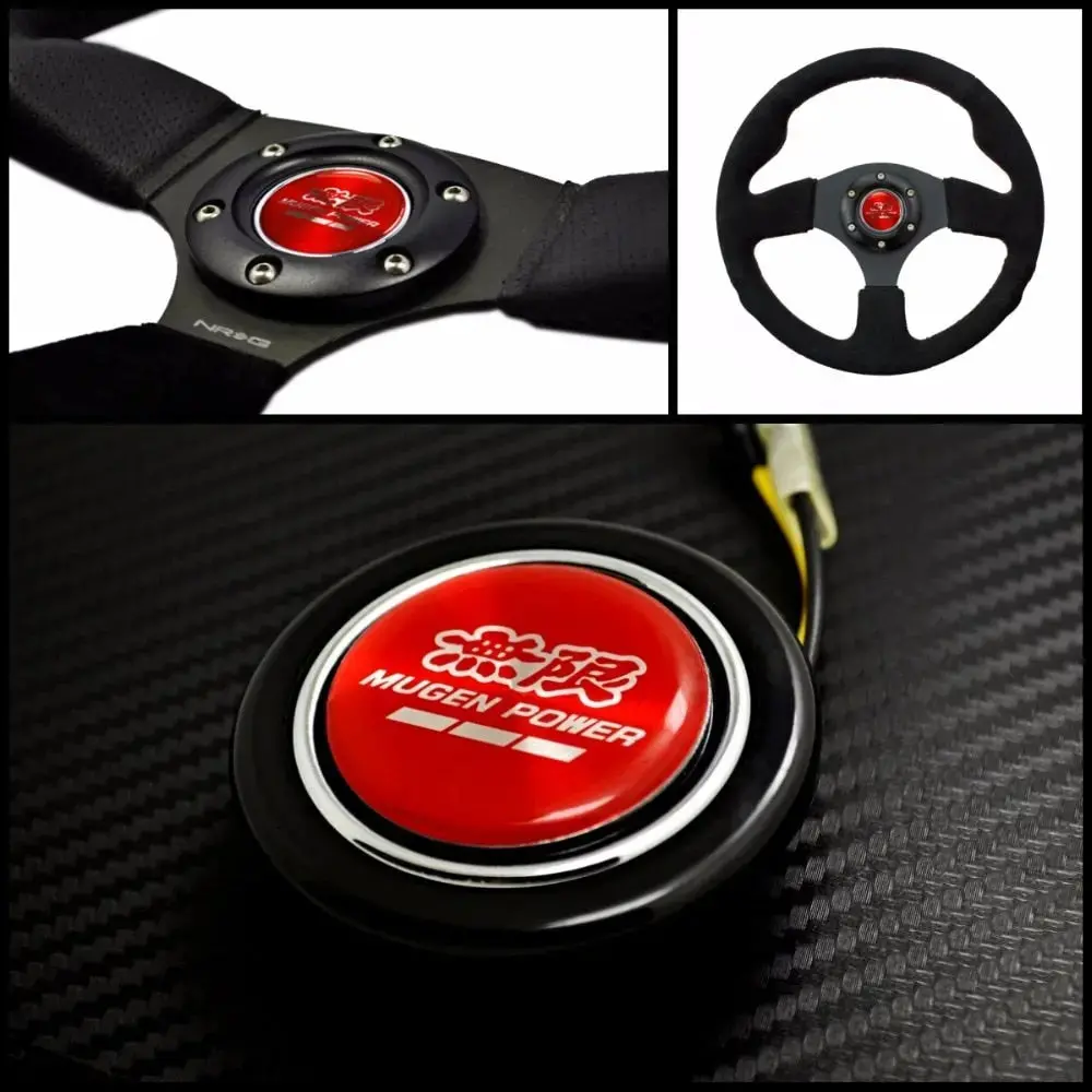 Aftermarket Red Mgen Style Horn Button 1