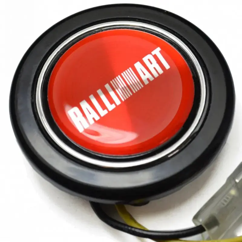 Aftermarket Red Rallyart Horn Button 1