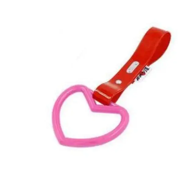 Akai Kawa Pink Heart Tsurikawa Red Strap 1