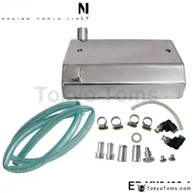 Alloy Aluminium 1L Oil Weilding Catch Can Square Tank Polished 1