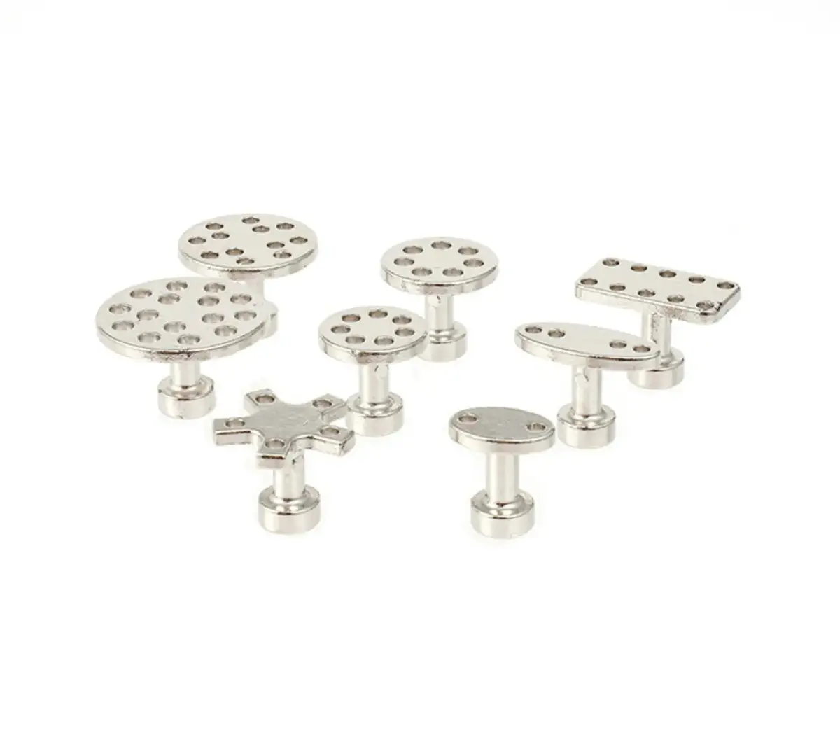 Aluminum Alloy Pull Cap Gasket Auto Sheet Metal Recessed Repair Device 8Pcs 1