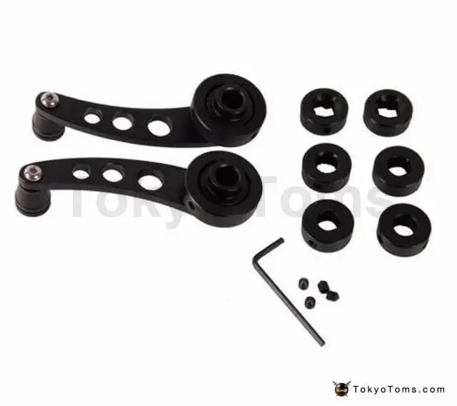 Aluminum Window Handle Winder Riser Black 1