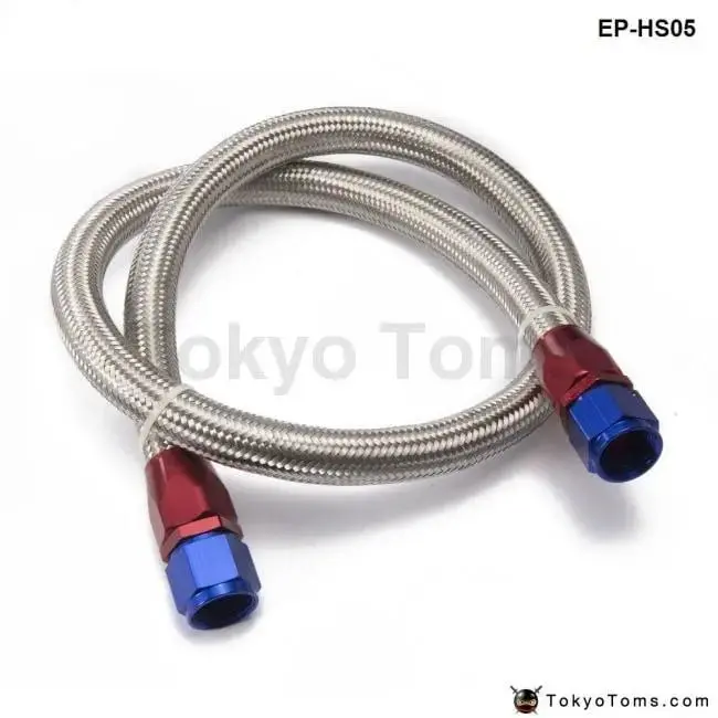 An10-0A 1.4 Meter Oil Fitting And Stainless Steel Braided Hose End Adapter Kit 1