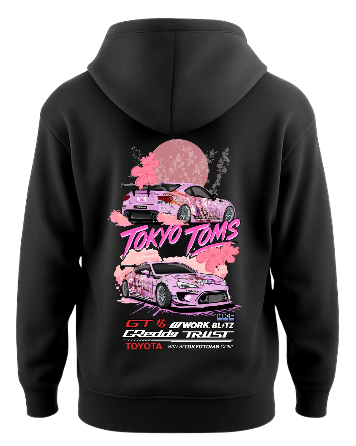 Gt86 Anime Livery Hoodie 1