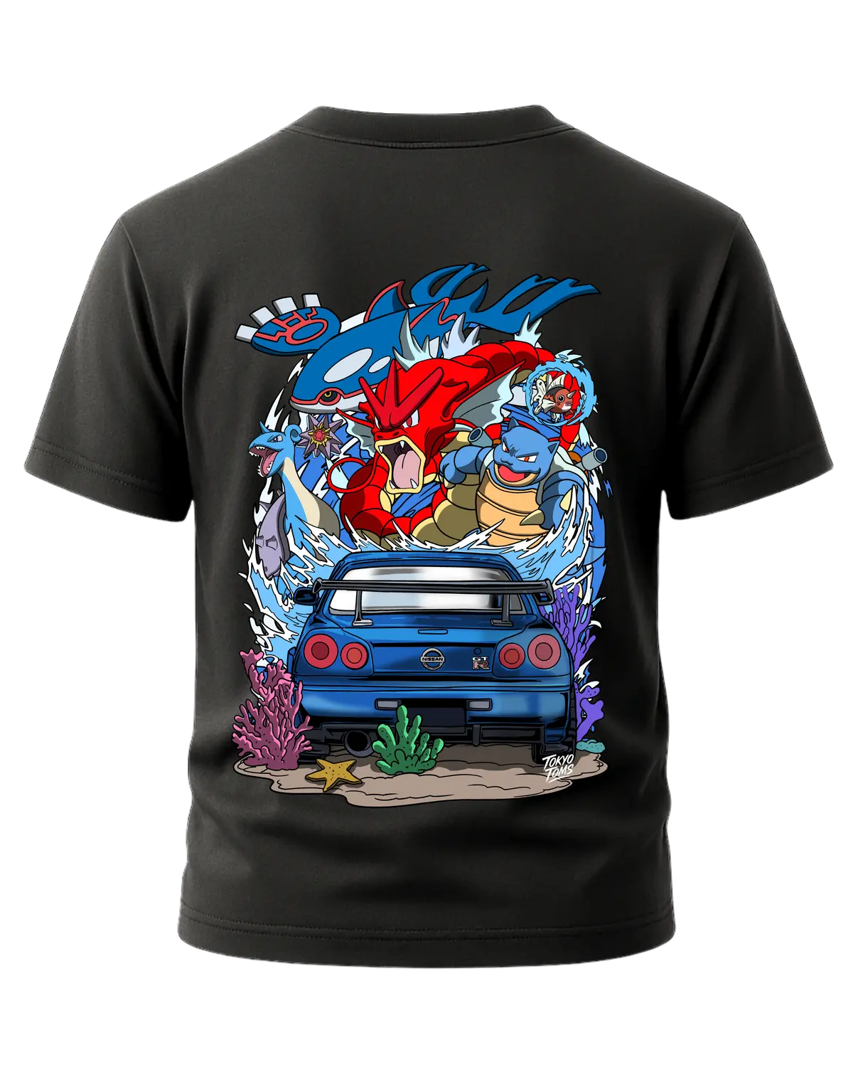 Nissan Skyline Gt-R R34 Aqua Attack Series T-Shirt 1